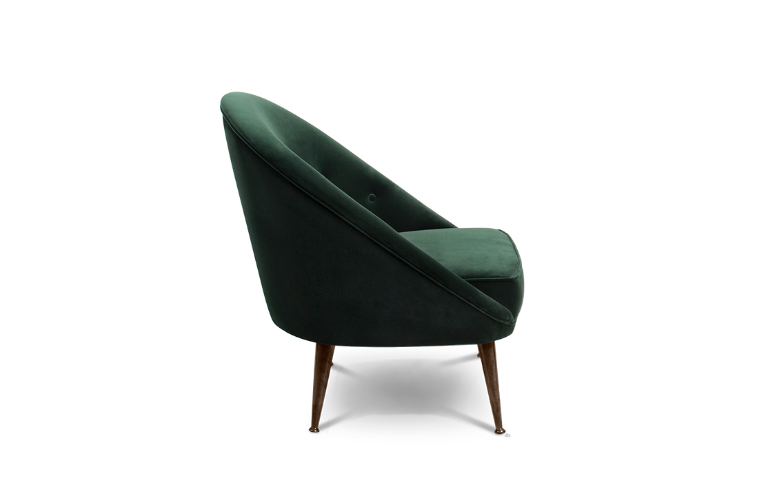 MALAY | Modern Tufted Velvet Armchair by BRABBU